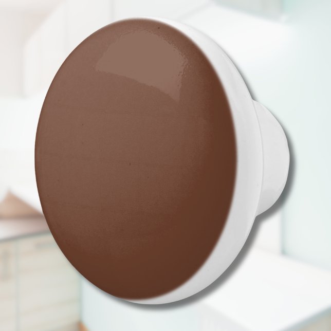 Mocha Brown Solid Colour | Classic | Elegant Ceramic Knob (Creator Uploaded)