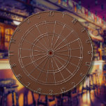 Mocha Brown Solid Colour | Classic | Elegant Dartboard<br><div class="desc">Mocha Brown Solid Colour | Brown Shades | Classic | Elegant | Trendy | Stylish | Professional Design</div>