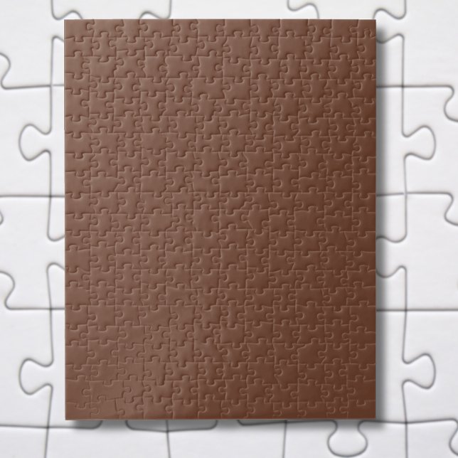 Mocha Brown Solid Colour | Classic | Elegant Jigsaw Puzzle (Creator Uploaded)