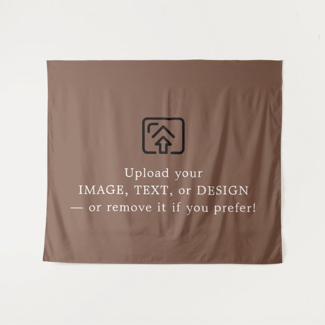 Mocha Brown Tapestry – Make It Yours Today (Front (Horizontal))