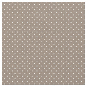 Mocha Brown Tiny Dots Fabric