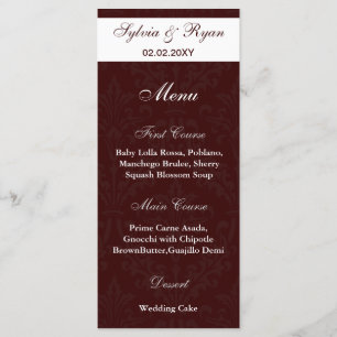 mocha chocolat brun photo Mariage Menus