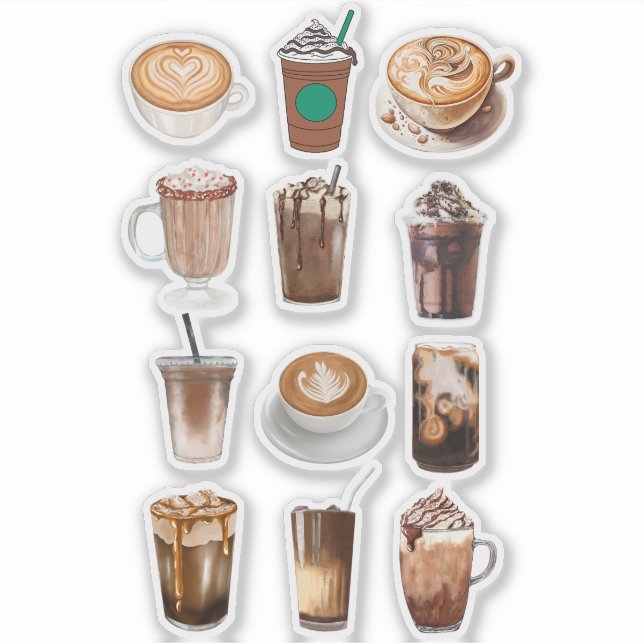 Mocha Coffee Collage (Front)