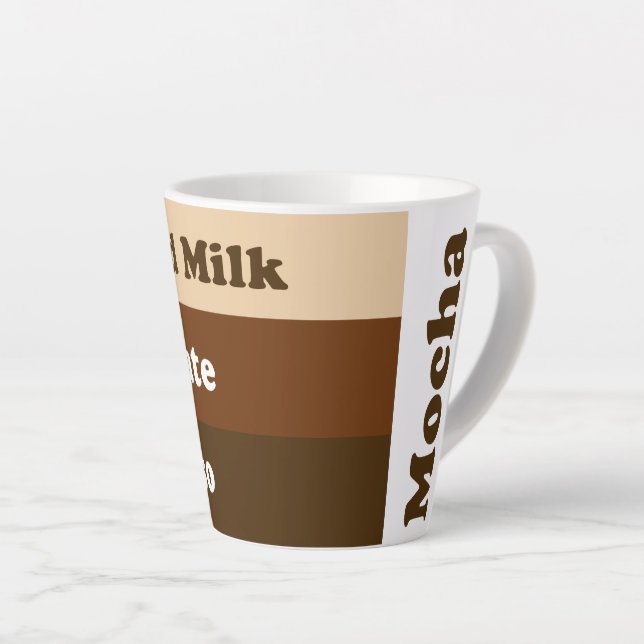 Mocha Drinkers Coffee Lovers Recette Mug (Angle droit)