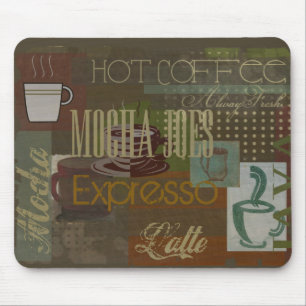 Mocha Joes Cafe Sign Mouse Pad