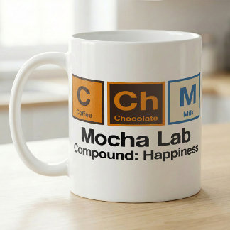 Mocha Lab Chemistry Coffee Vibes Coffee Mug
