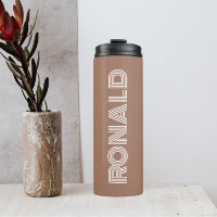 Mocha Modern Typography Personalized