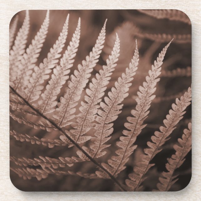 Mocha Mousse Botanic Foliage Coaster (Front)
