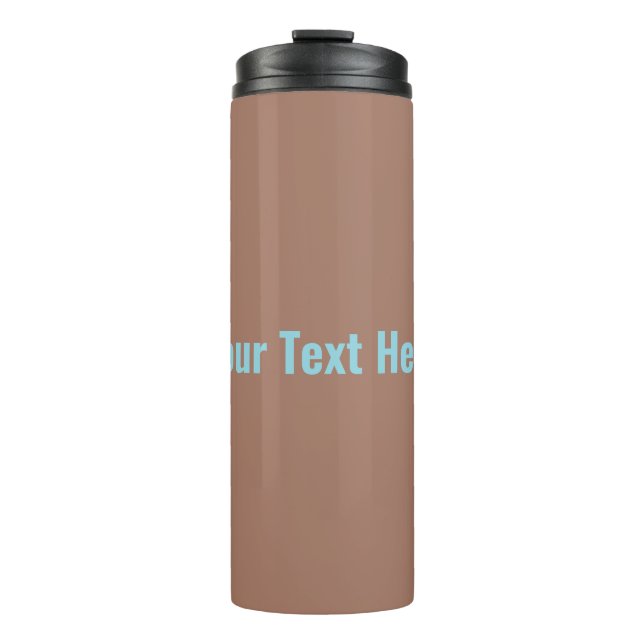 Mocha Mousse colour of the year 2025 Thermal Tumbler (Front)