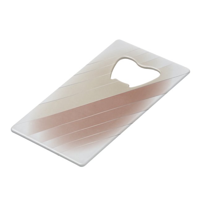 Mocha Mousse Credit Card Bottle Opener (Front Angled)