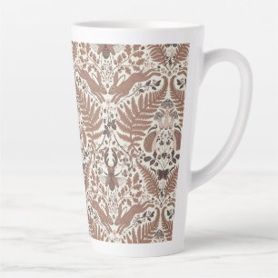Mocha mousse forest/Woodland animals and plants Latte Mug