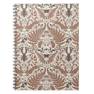 Mocha mousse forest/Woodland animals and plants Notebook