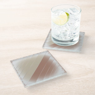 Mocha Mousse Glass Coaster