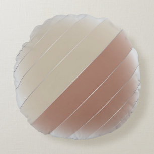 Mocha Mousse Round Pillow