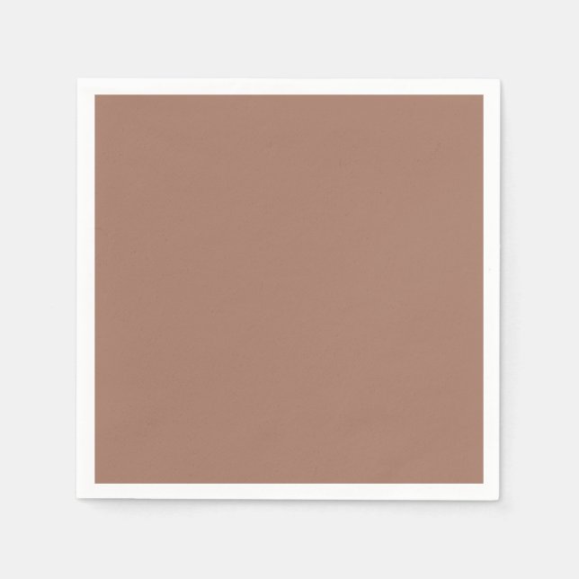 Mocha Mousse Solid Colour Napkin (Front)