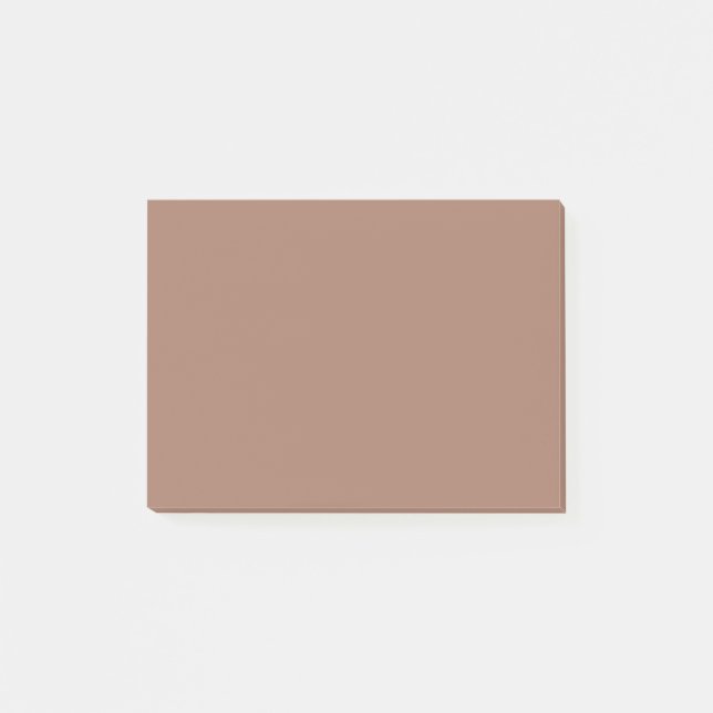 Mocha Mousse Solid Colour Post-it Notes (Front)