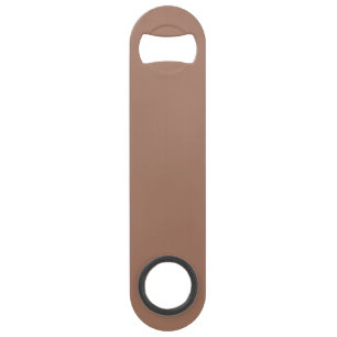 Mocha Mousse Trendy Elegant Solid Colour Bar Key