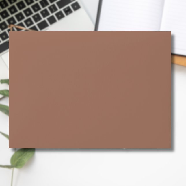 Mocha Mousse Trendy Elegant Solid Colour  Envelope (Creator Uploaded)