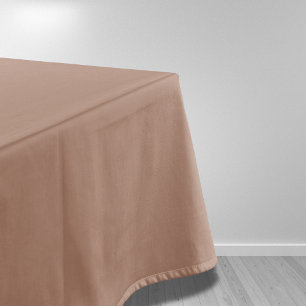 Mocha Mousse Trendy Elegant Solid Colour Tablecloth