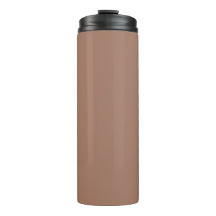 Mocha Mousse Trendy Elegant Solid Colour Thermal Tumbler
