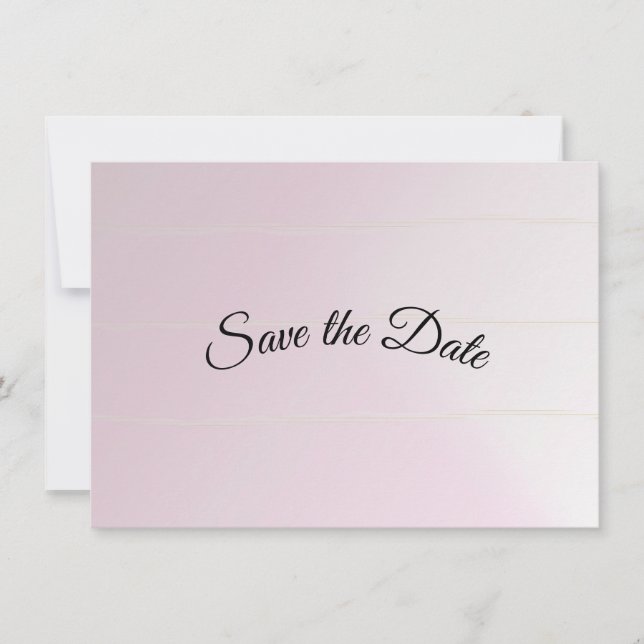 Mocha Ombre Save The Date (Front)