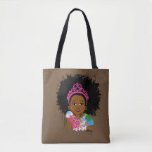 Mocha Princess All Over Print Bag