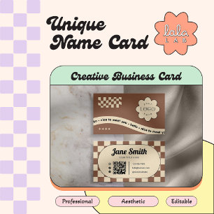 Mocha Super Editable Carte de visite pour Studio