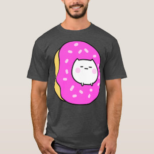 Mochi Cat In Doughnut T-Shirt