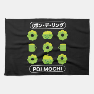Mochi Donuts Poi Mochi And Coffee    Kitchen Towel
