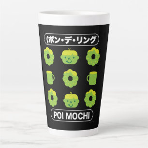 Mochi Donuts Poi Mochi And Coffee   Latte Mug