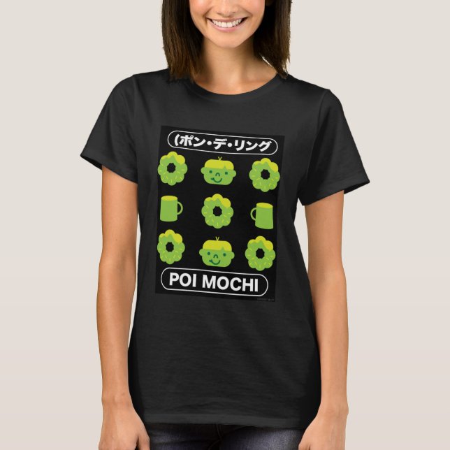 Mochi Donuts Poi Mochi And Coffee T-Shirt (Front)