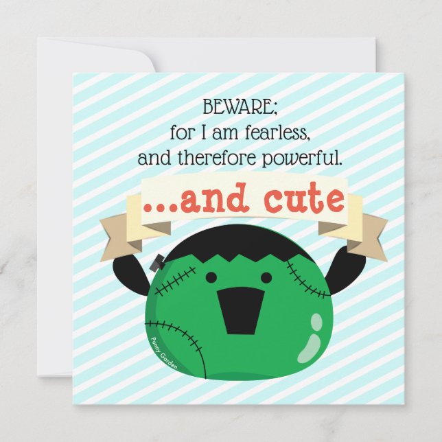 Mochi Frankenstein - Fearless, Powerful, Cute (Front)