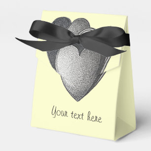 mochrome stuff for romantic birthday favor box