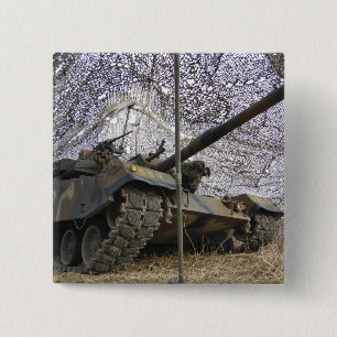 Mock aggressors from Republic of Korea 2 Inch Square Button
