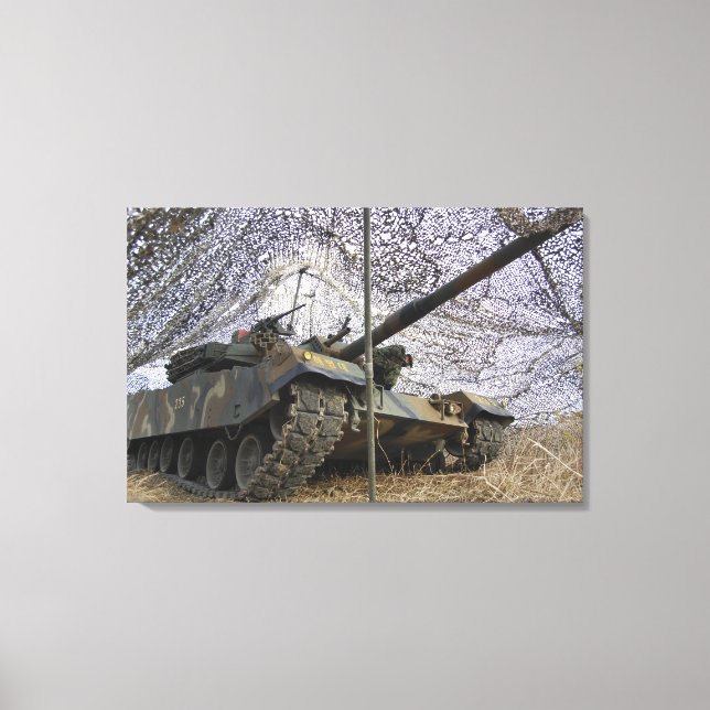 Mock aggressors from Republic of Korea Canvas Print (Front)