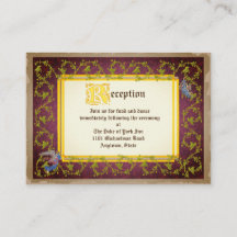 Mock Up Medieval Illuminated Manuscript Wedding