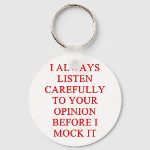 MOCK you insult Keychain
