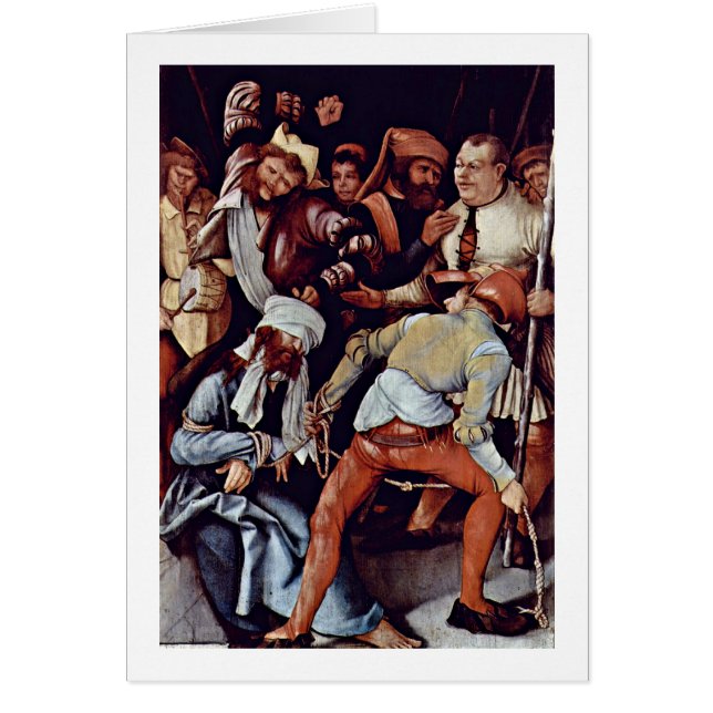 Mocking Of Christ By Mathis Grunewald Gothart (Front)
