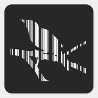 MOCKINGBIRD BAR CODE Bird Barcode Pattern Design