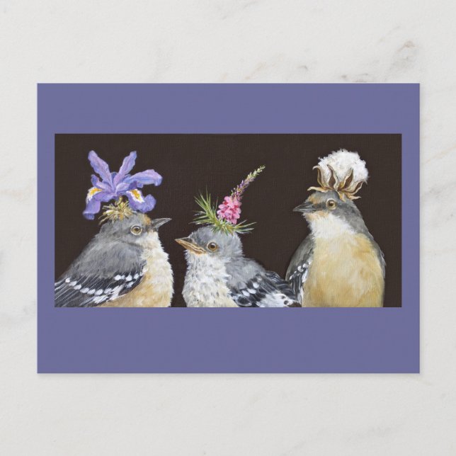 Mockingbird family postcard (Front)