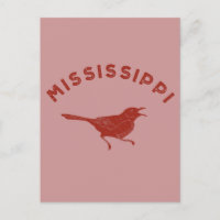Mockingbird Mississippi State Bird Maroon