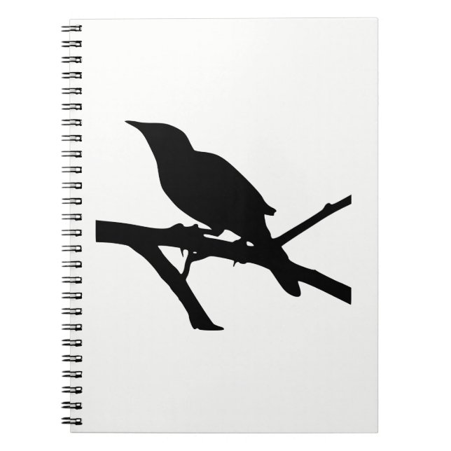 Mockingbird Silhouette Notebook (Front)
