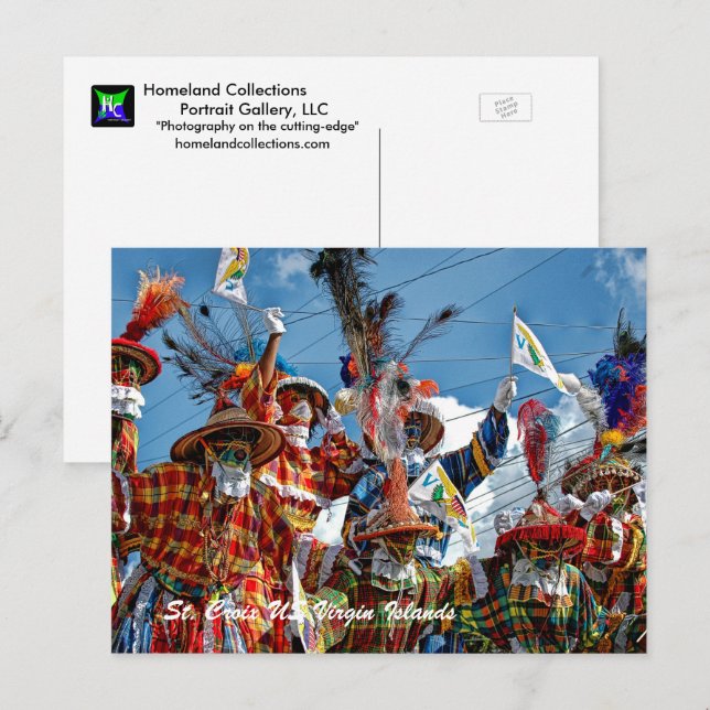 Mocko Jumbies USVI Postcard (Front/Back)