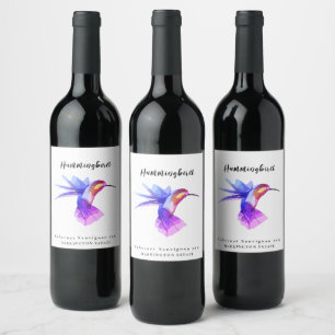 Mockup Hummingbird Custom Wine Labels