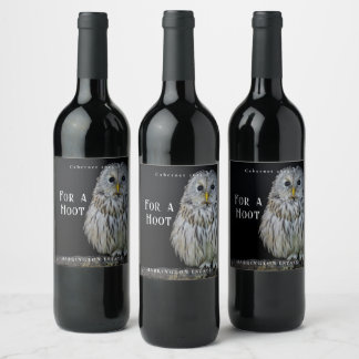 Mockup Owl Custom Wine Labels