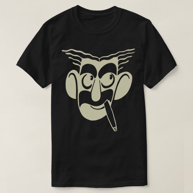 Mod3 Groucho Marx Brothers Pin T-Shirt (Design Front)