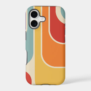 Mod 1970s Retro Style Geometric Design