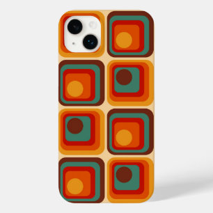 Mod 1970s Retro Style Geometric Design Case-Mate iPhone 14 Plus Case