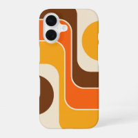 Mod 1970s Retro Style Geometric Design