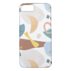 Mod 60's Abstract Multi Colour Print iPhone Case